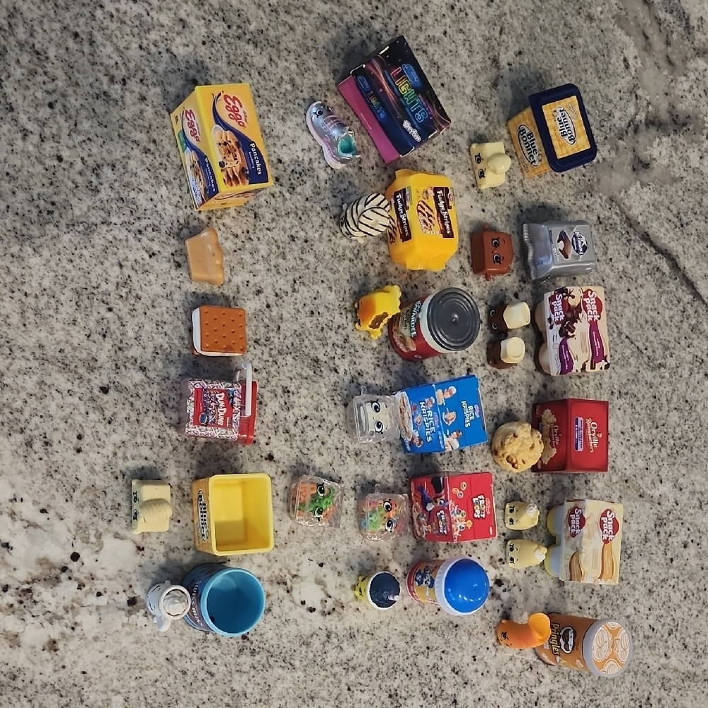 Shopkins Miniature Food Set Lot